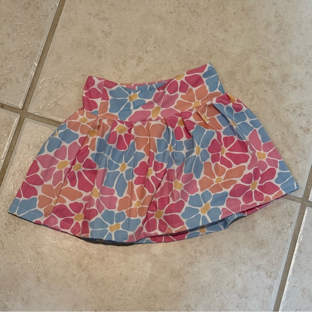 Caden Lane Pastel Floral Skort